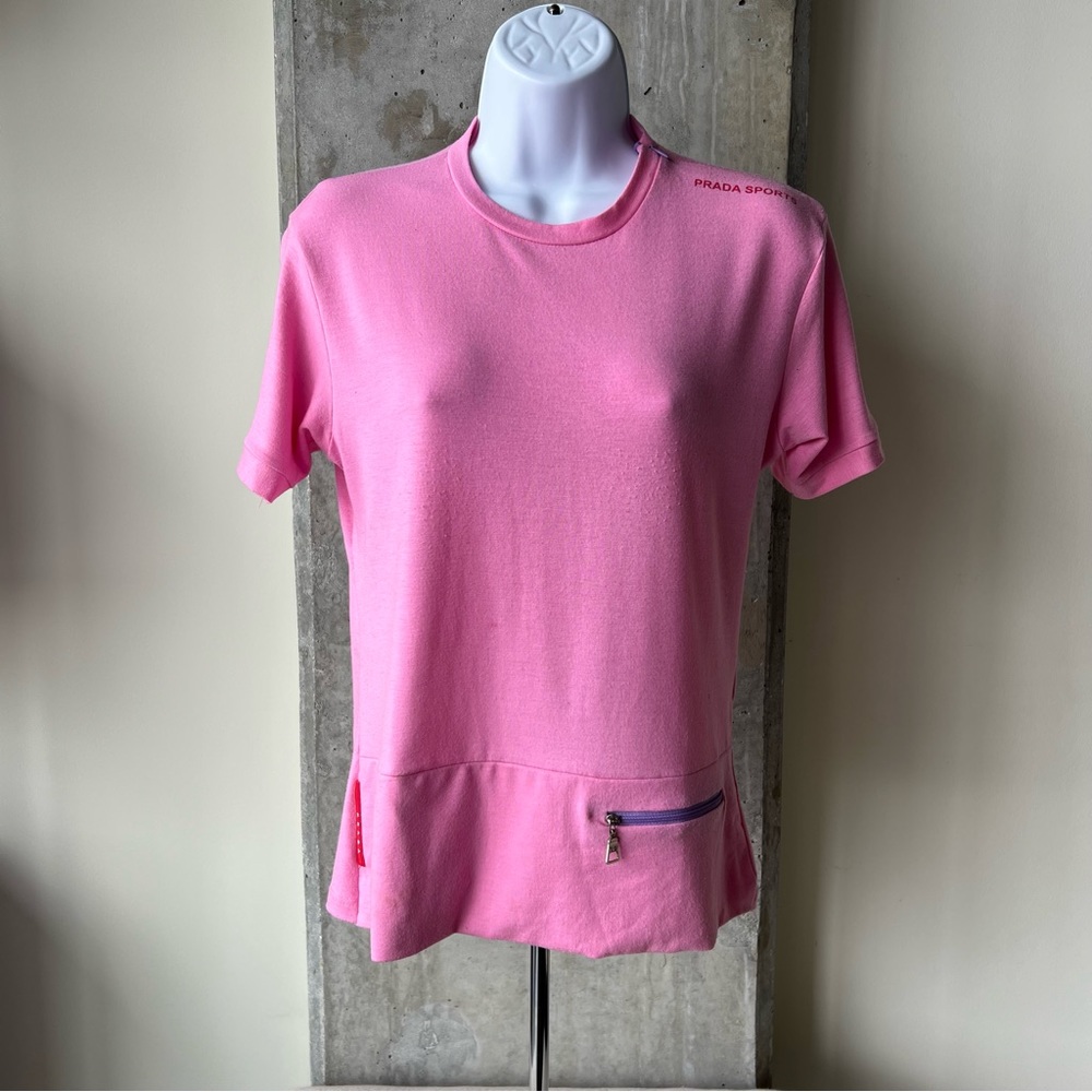 Prada Sport Ladies T-Shirt - Pink